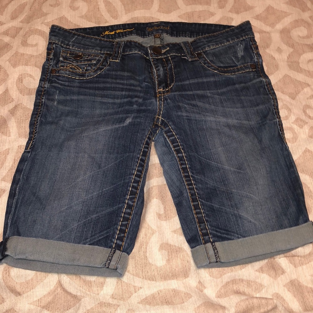 See Thru Soul Bermuda Shorts